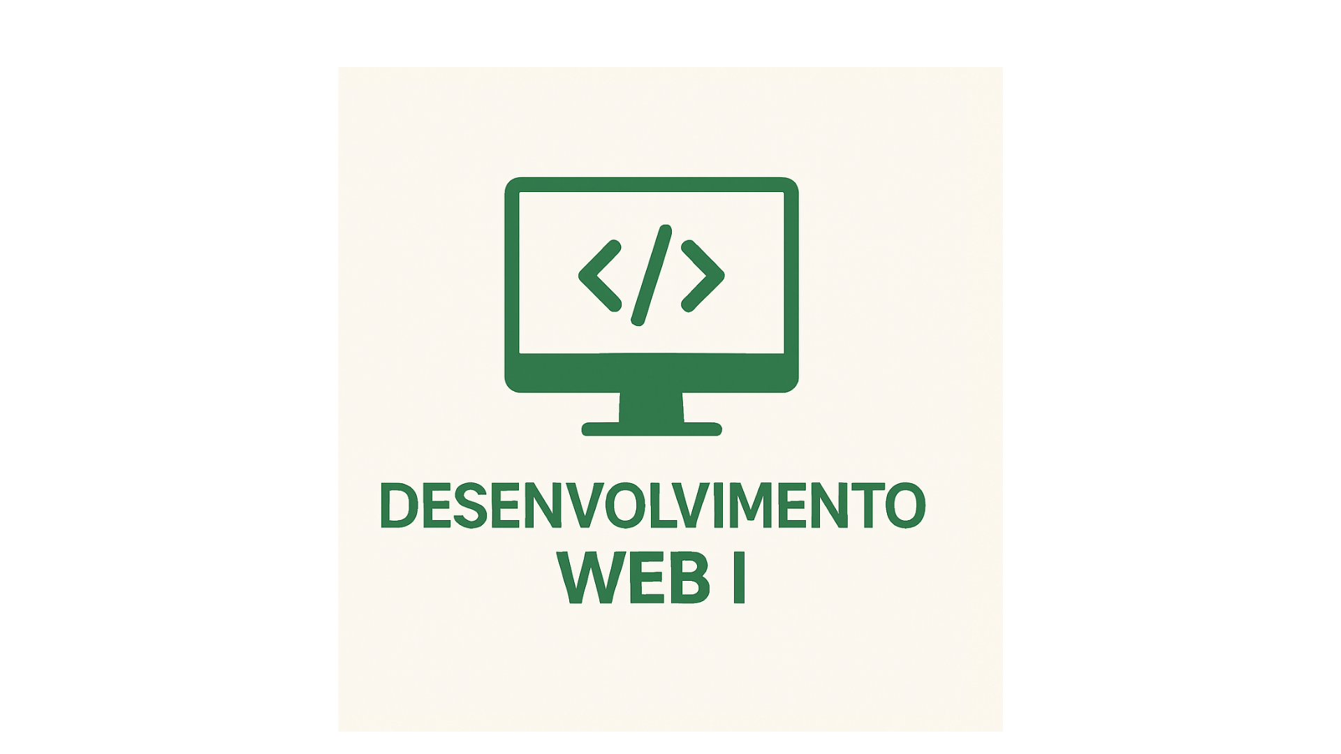 Desenvolvimento para Web 1