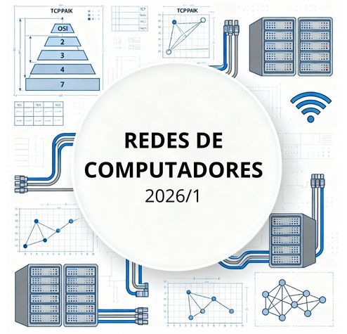027770 - Redes de Computadores - 2026/1:Bacharelado em Engenharia de Computação, Bacharelado, 9º Período, Matriz 588, Turno Integral (2026)