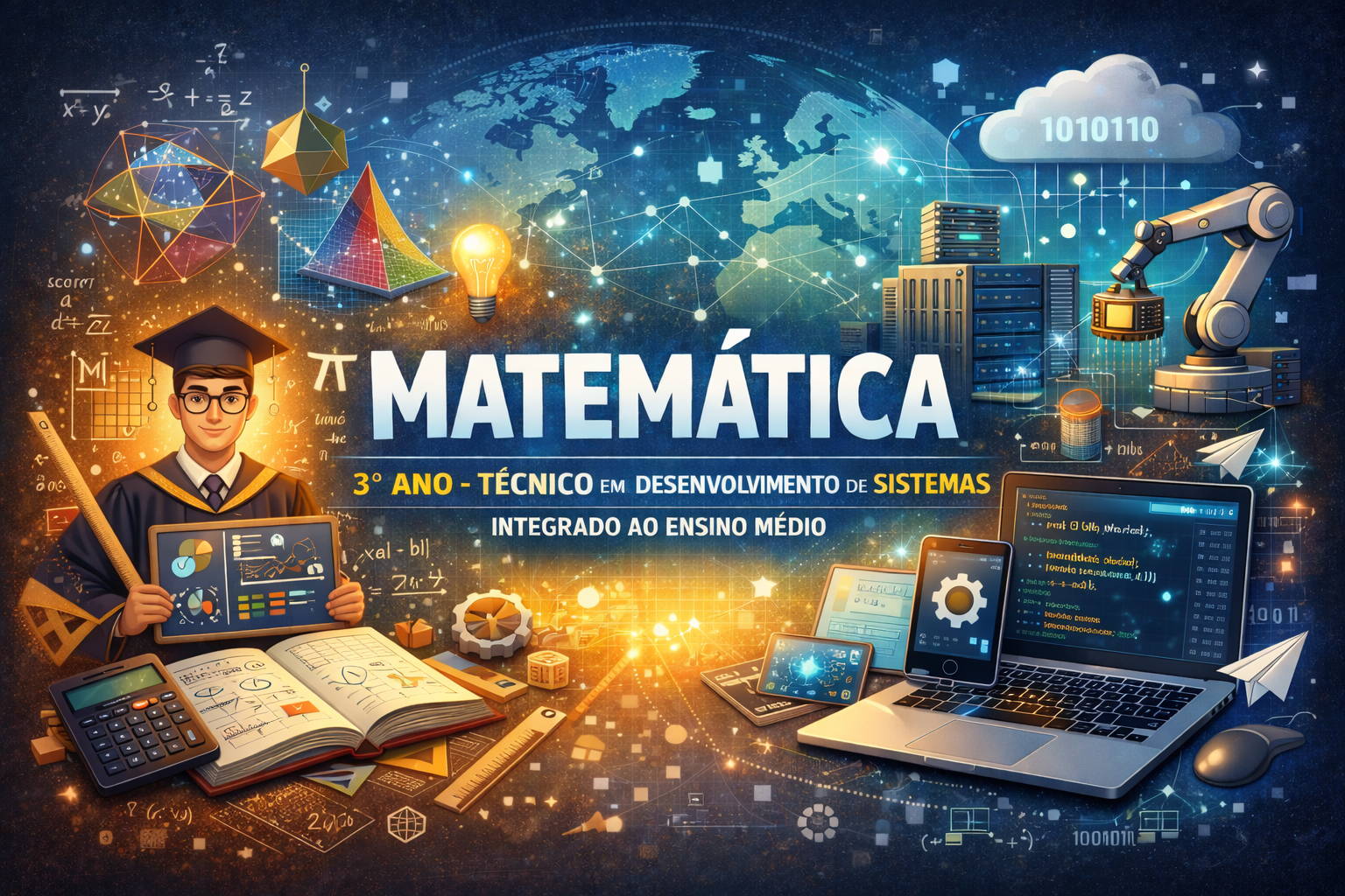 027630 - Matemática III - 2026/1:Técnico em Desenvolvimento de Sistemas Integrado ao Ensino Médio, Integrado, 3º Período, Matriz 386, Turno Matutino (2026)