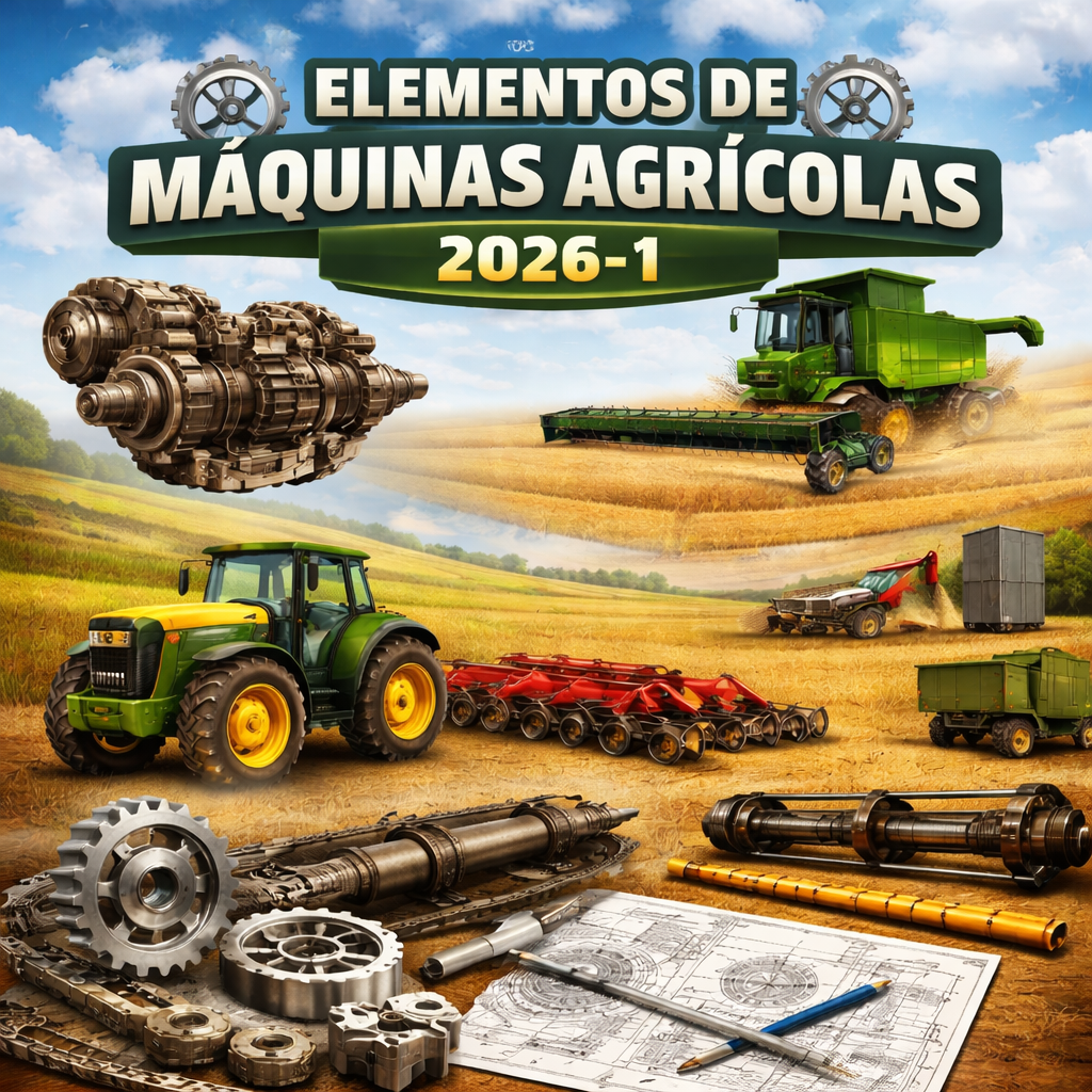 028889 - Elementos de Máquinas - 2026/1:Bacharelado em Engenharia Agrícola, Bacharelado, 5º Período, Matriz 70, Turno Integral (2026)