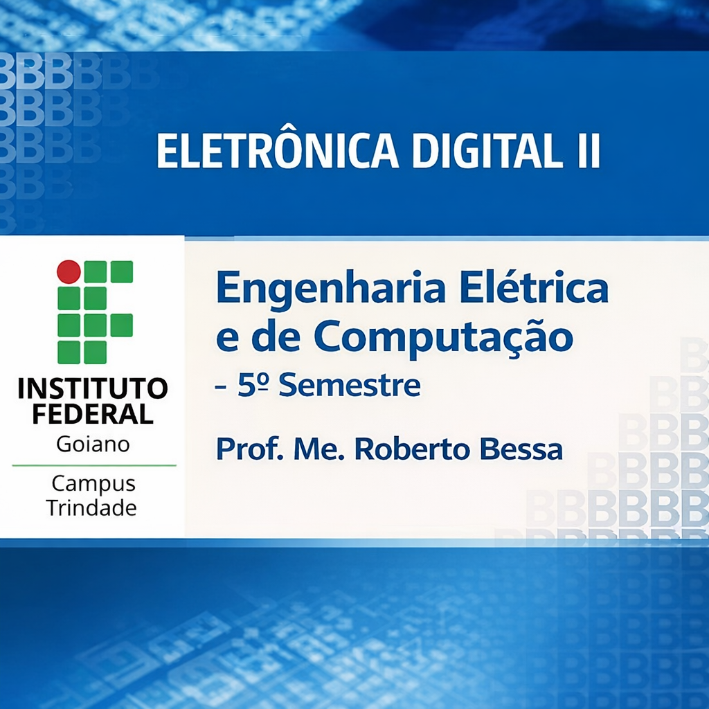 027652 - Eletrônica Digital 2 - 2026/1:Bacharelado em Engenharia Elétrica, Bacharelado, 5º Período, Matriz 568, Turno Integral (2026)