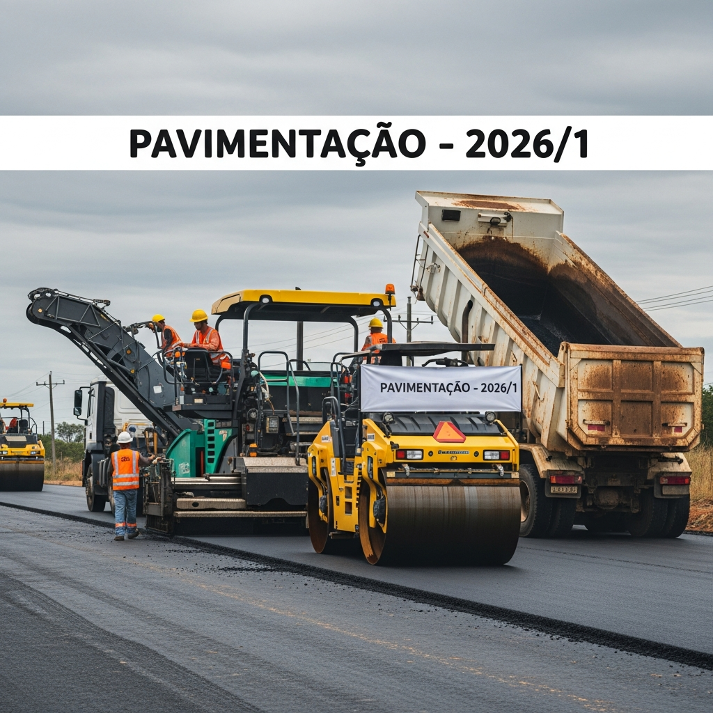 030073 - Pavimentação - 2026/1:Bacharelado em Engenharia Civil, Bacharelado, 7º Período, Matriz 355, Turno Matutino (2026)