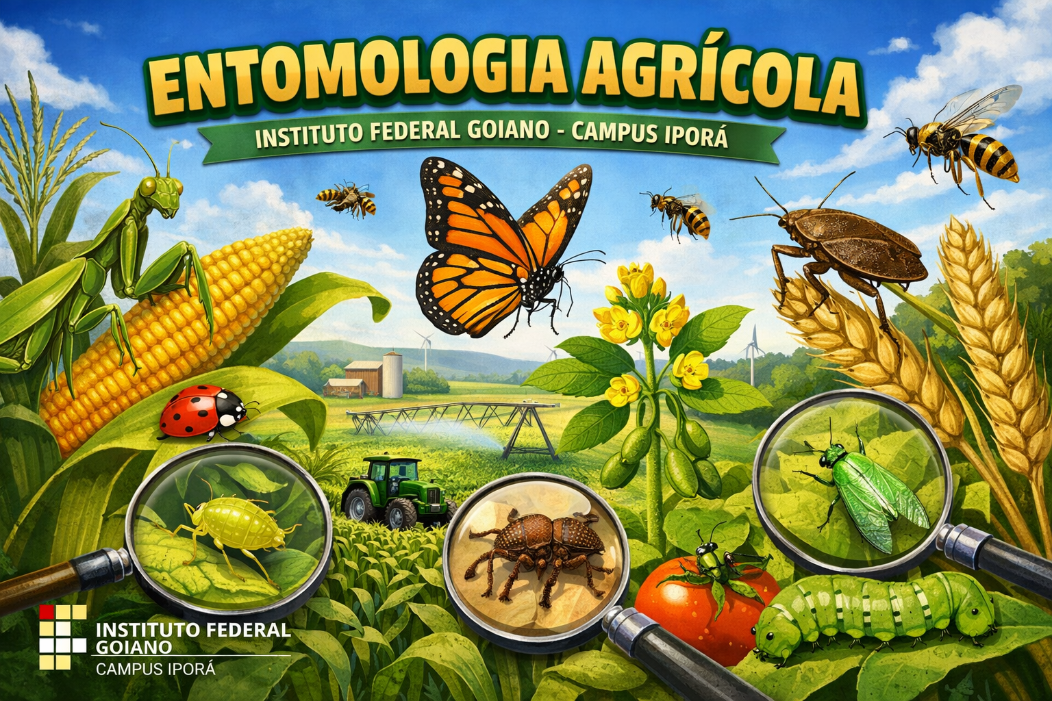 Entomologia Agrícola imagem de abertura do curso
