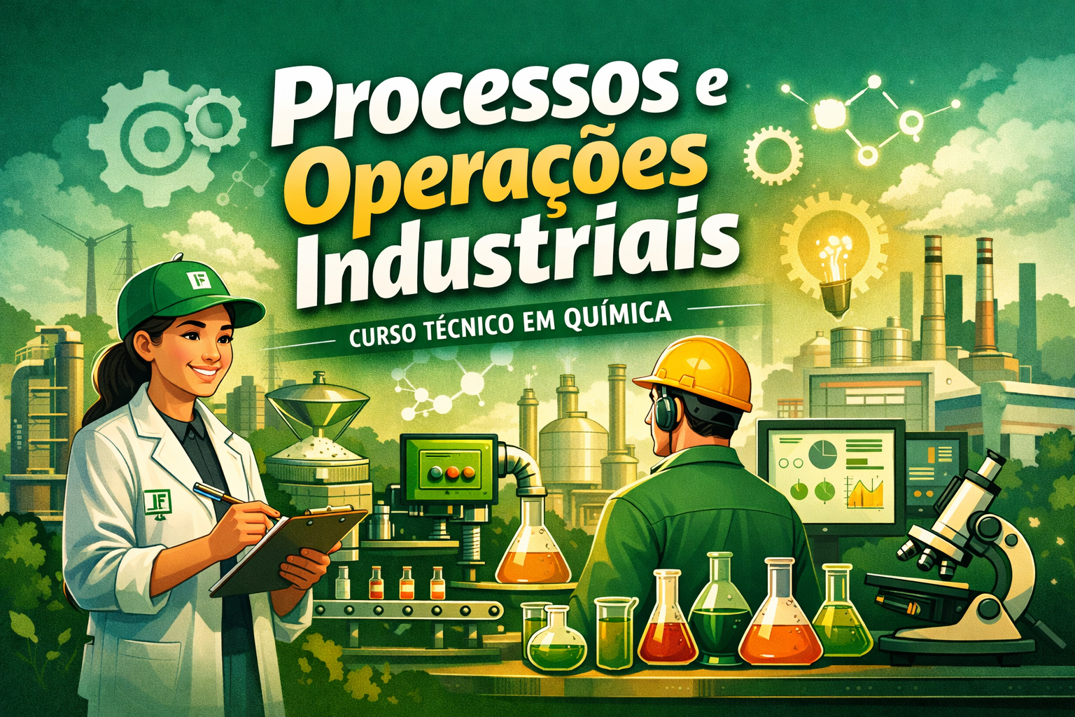 027071 - Processos e Operações Industriais - 2026/1:Técnico em Química Integrado ao Ensino Médio, Integrado, 2º Período, Matriz 254, Turno Integral (2026)