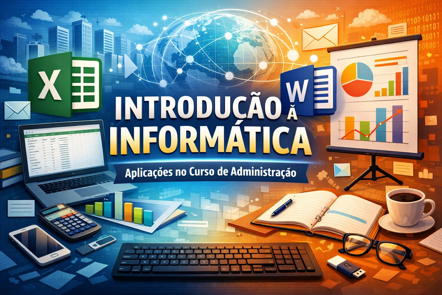 029855 - Introdução à Informática - 2026/1:Bacharelado em Administração, Bacharelado, 3º Período, Matriz 265, Turno Noturno (2026)