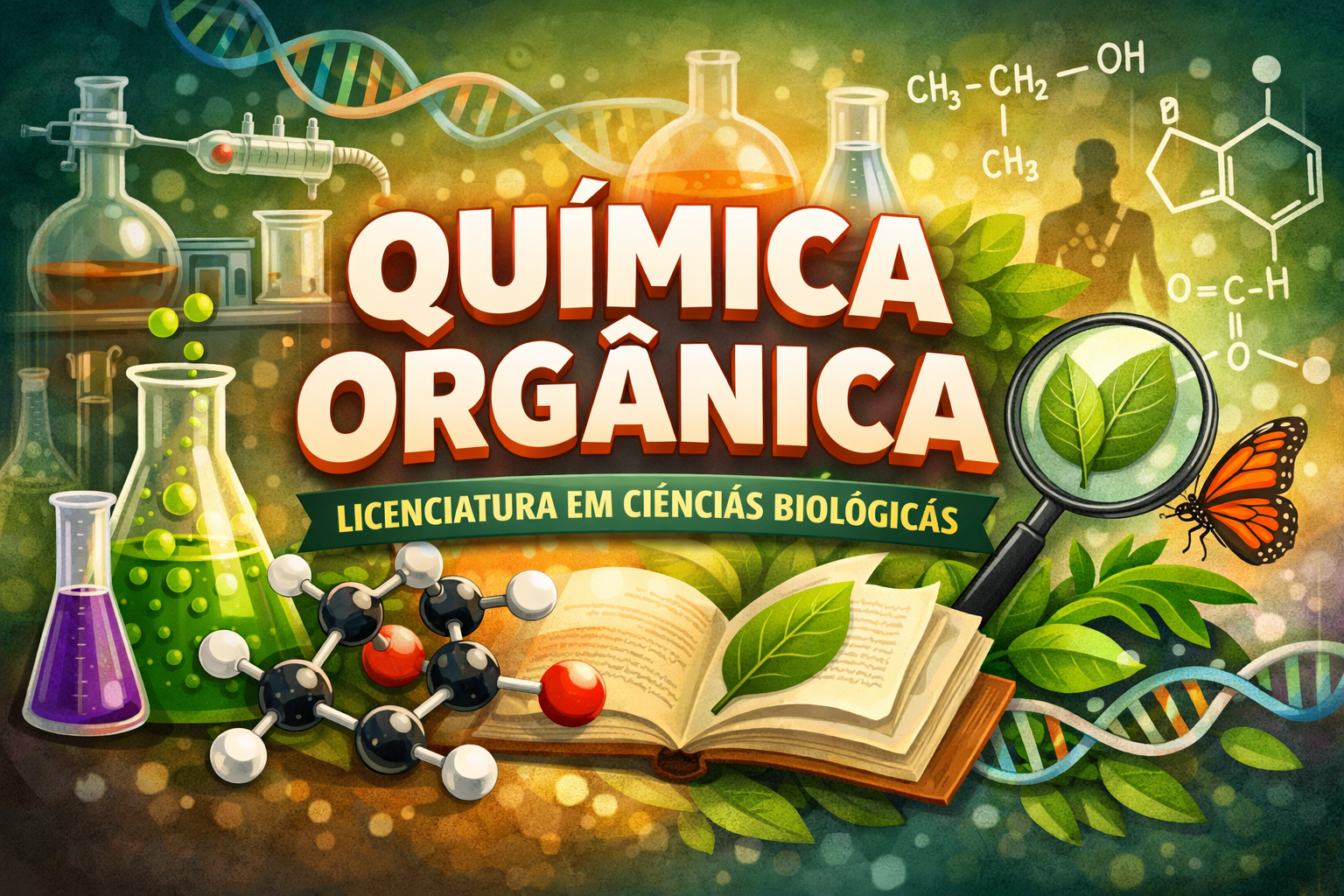 028612 - Química Orgânica - 2026/1:Licenciatura em Ciências Biológicas, Licenciatura, 3º Período, Matriz 577, Turno Noturno (2026)