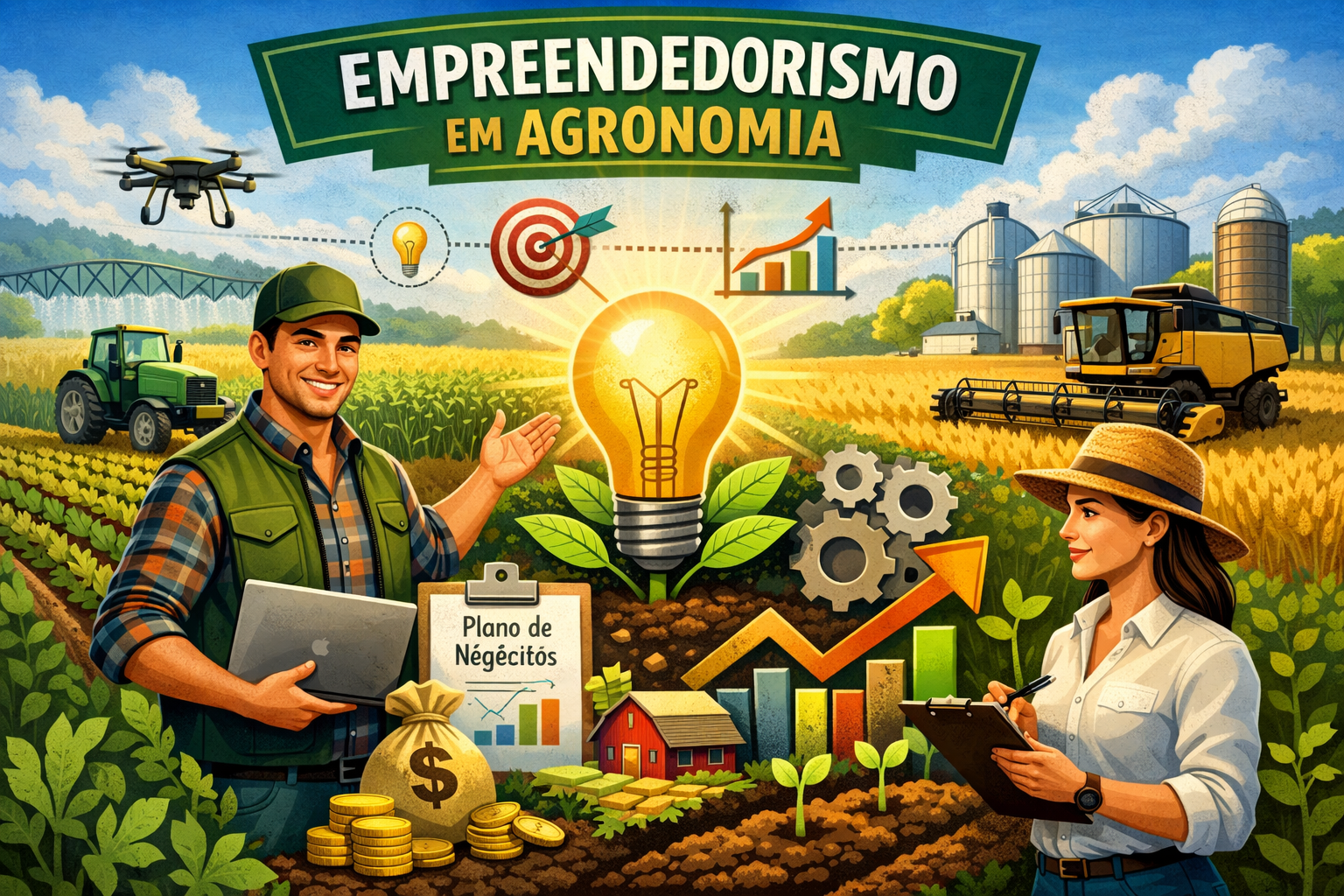 027834 - Empreendedorismo - 2026/1:Bacharelado em Agronomia, Bacharelado, 5º Período, Matriz 205, Turno Integral (2026)