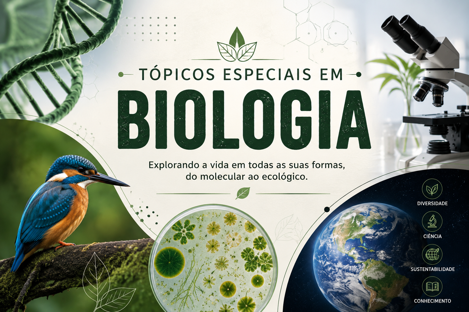 009618 - Tópicos Especiais em Biologia - 2023/2:Especialização em Ensino em Ciências Naturais e Matemática, Especialização, 1º Período, Turno Diurno (2023)