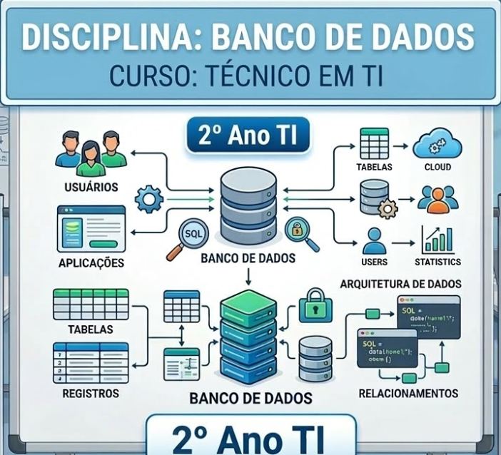 031128 - Banco de Dados - 2026/1:Técnico em Informática para Internet Integrado ao Ensino Médio - Urutaí, Integrado, 1º Período, Matriz 582, Turno Integral (2026)