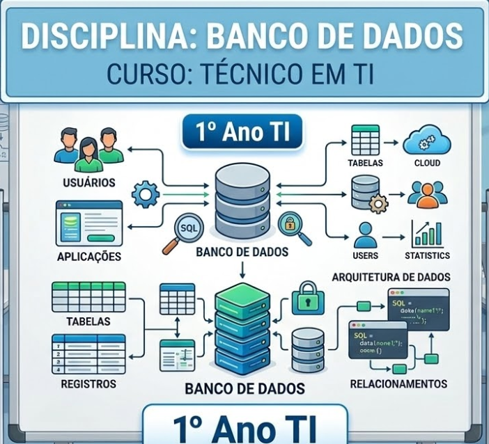 029613 - Banco de Dados - 2026/1:Técnico em Informática para Internet Integrado ao Ensino Médio - Urutaí, Integrado, 1º Período, Matriz 582, Turno Integral (2026)