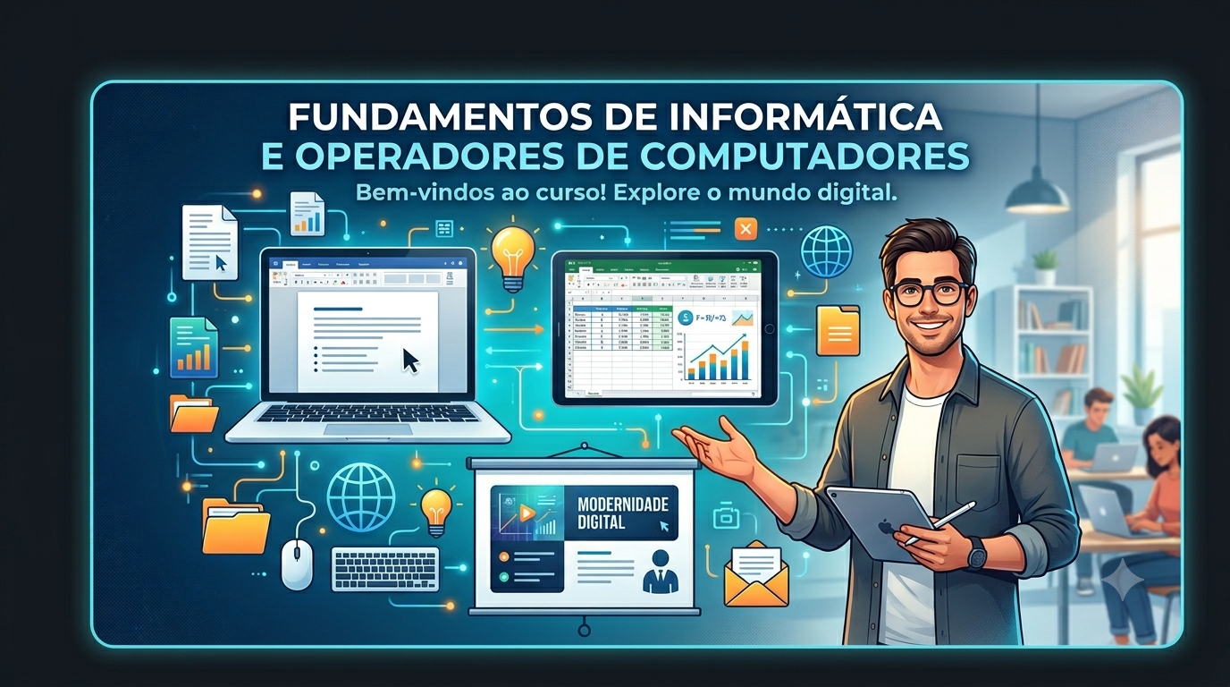 028439 - Fundamentos de Informática e Operações de Computadores - 2026/1:Técnico em Informática para Internet Integrado ao Ensino Médio, Integrado, 1º Período, Matriz 176, Turno Integral (2026)