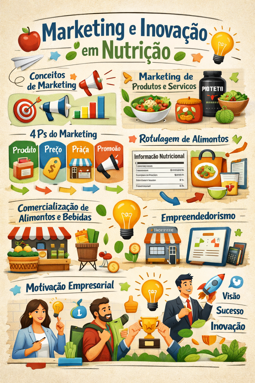 028943 - Marketing e Inovação em Nutrição - 2026/1:Bacharelado em Nutrição, Bacharelado, 7º Período, Matriz 271, Turno Integral (2026)