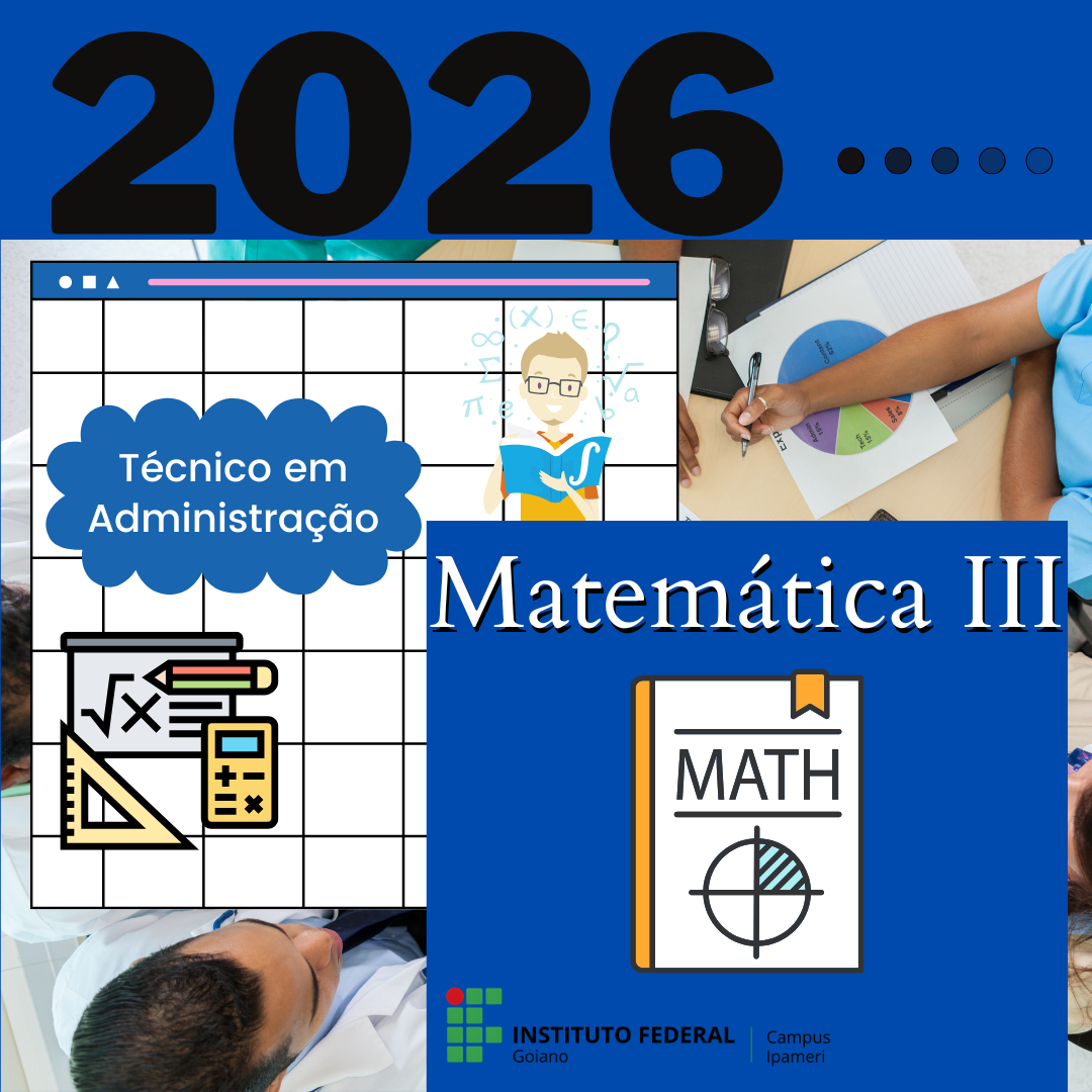 026659 - Matemática II - 2026/1:Técnico em Administração Integrado ao Ensino Médio, Integrado, 2º Período, Matriz 346, Turno Diurno (2026)