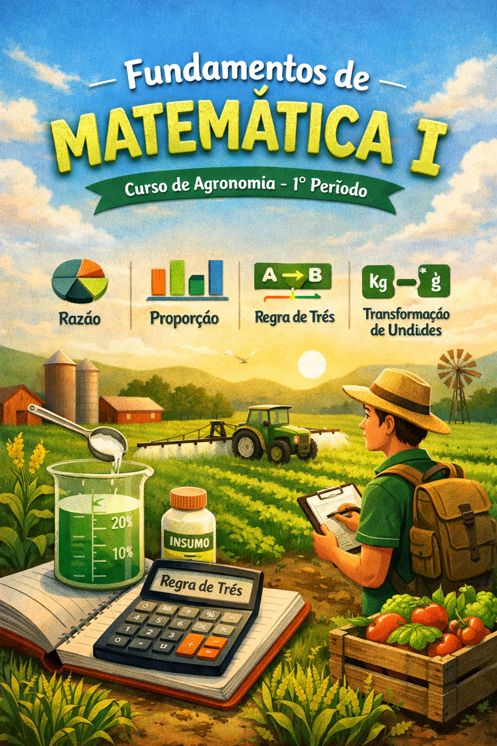 027846 - Fundamentos da Matemática I - 2026/1:Bacharelado em Agronomia, Bacharelado, 1º Período, Matriz 281, Turno Integral (2026)