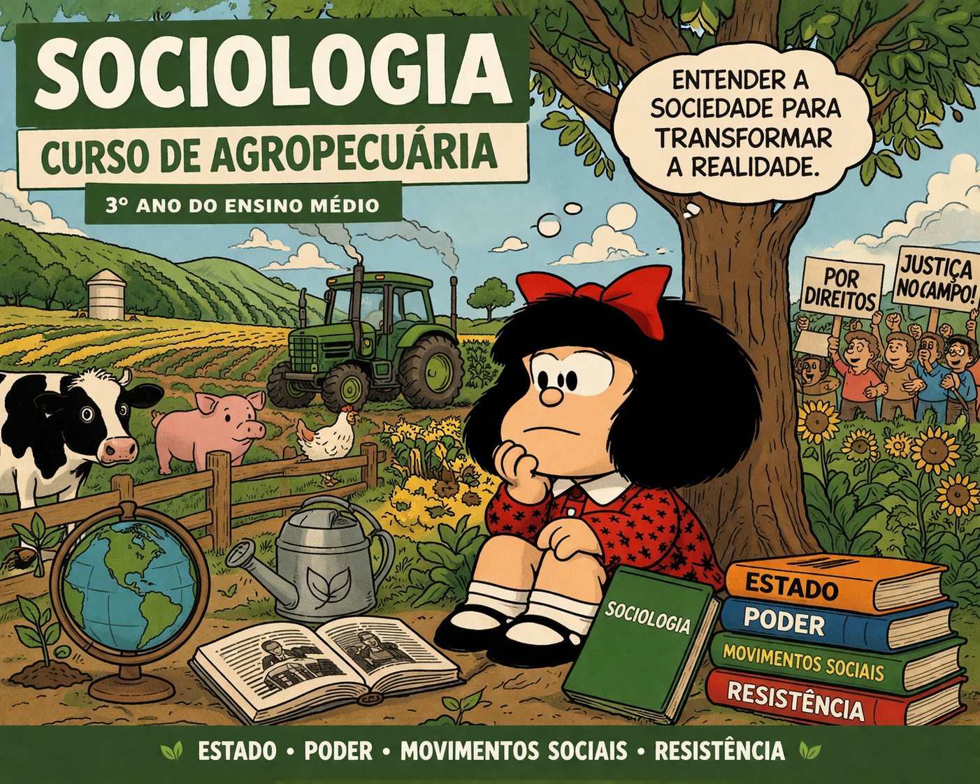 026499 - Sociologia 3 - 2026/1:Técnico em Agropecuária Integrado ao Ensino Médio, Integrado, 3º Período, Matriz 234, Turno Integral (2026)