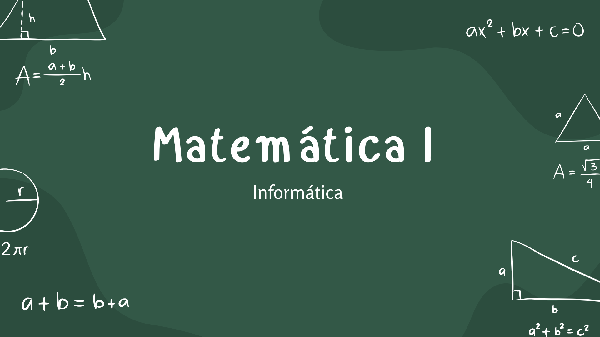 028125 - Matemática I - 2026/1:Técnico em Informática Integrado ao Ensino Médio, Integrado, 1º Período, Matriz 580, Turno Integral (2026)
