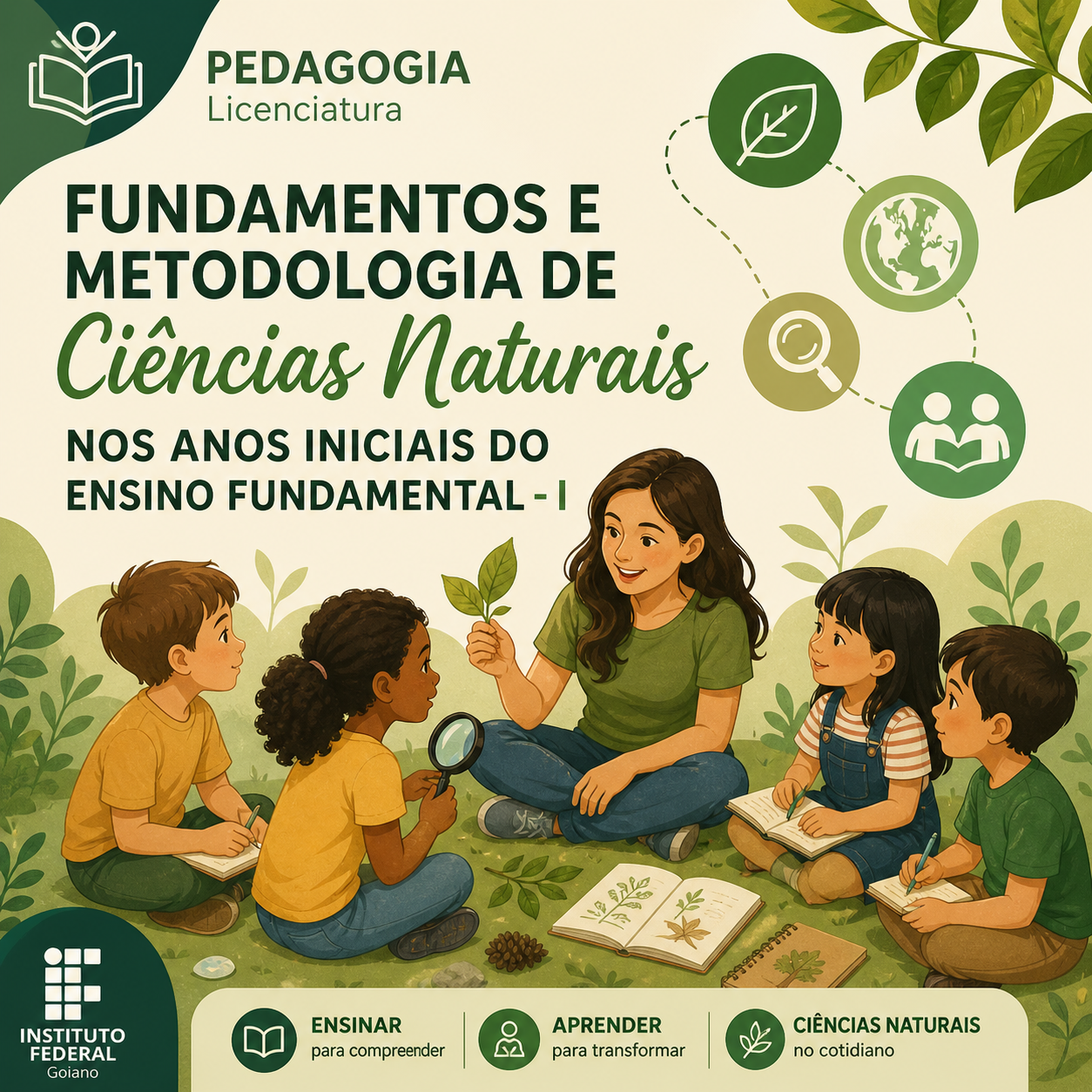 029117 - [MO.1PED5] Fundamentos e Metodologia de Ciências Naturais nos Anos Iniciais do Ensino Fundamental I - 2026/1:Licenciatura em Pedagogia, Licenciatura, 5º Período, Matriz 220, Turno Noturno (2026)