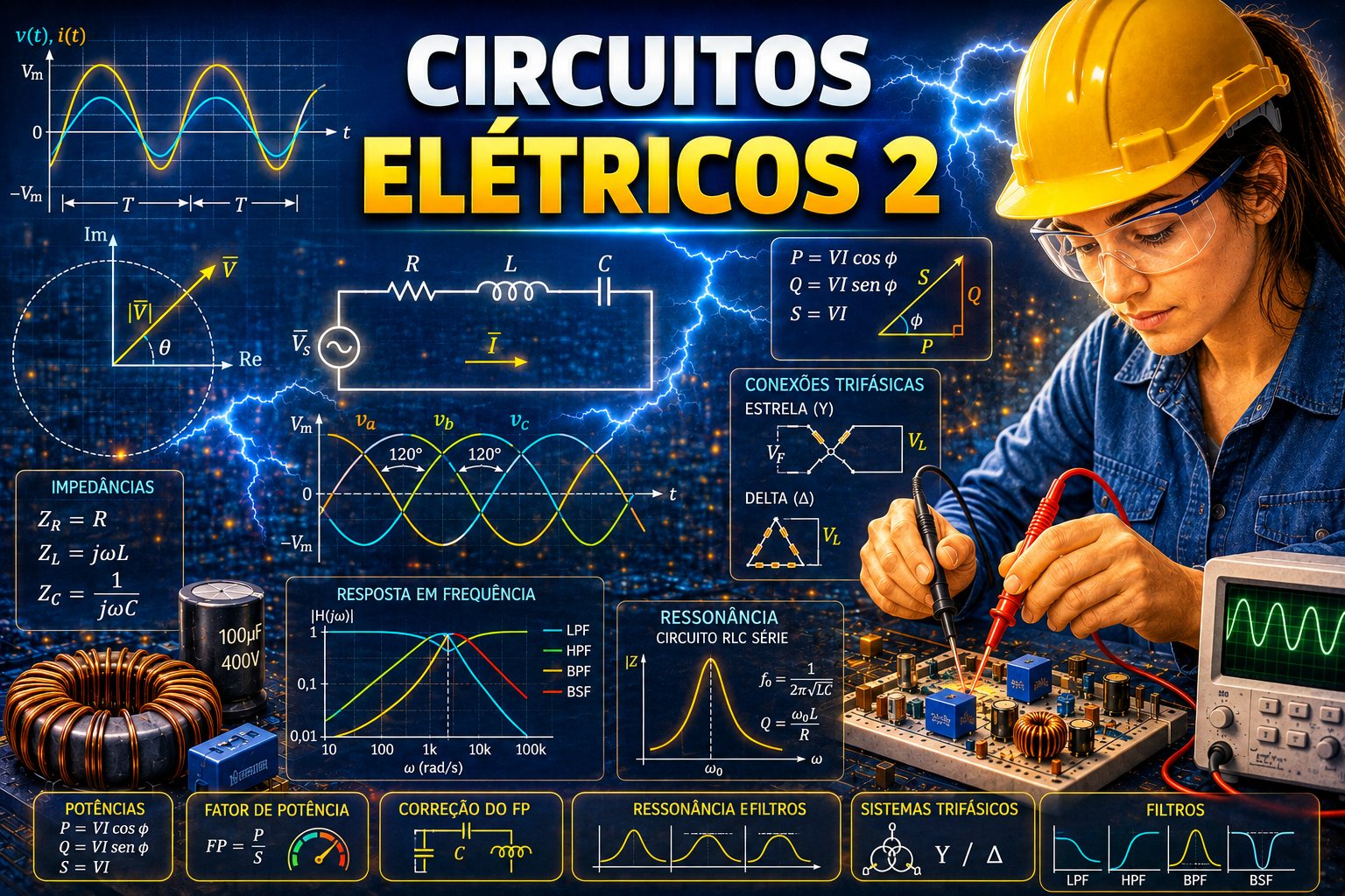 032389 - Circuitos Elétricos II - 2026/2:Bacharelado em Engenharia Elétrica, Bacharelado, 4º Período, Matriz 568, Turno Noturno (2026)
