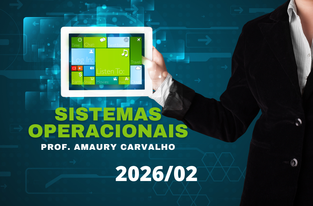 033586 - Sistemas Operacionais - 2026/2:Bacharelado em Sistemas de Informação, Bacharelado, 2º Período, Matriz 558, Turno Matutino (2026)
