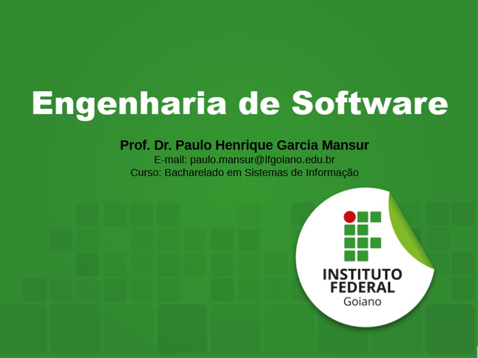 033582 - Engenharia de Software - 2026/2:Bacharelado em Sistemas de Informação, Bacharelado, 2º Período, Matriz 558, Turno Matutino (2026)