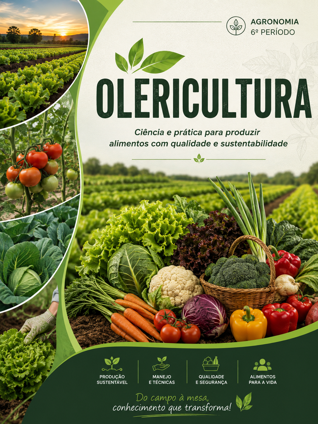032240 - Olericultura - 2026/2:Bacharelado em Agronomia, Bacharelado, 6º Período, Matriz 358, Turno Integral (2026)