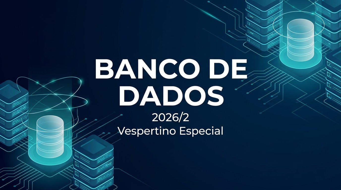 034119 - Banco de Dados - 2026/1:Técnico em Informática para Internet Integrado ao Ensino Médio, Integrado, 1º Período, Matriz 349, Turno Integral (2026)