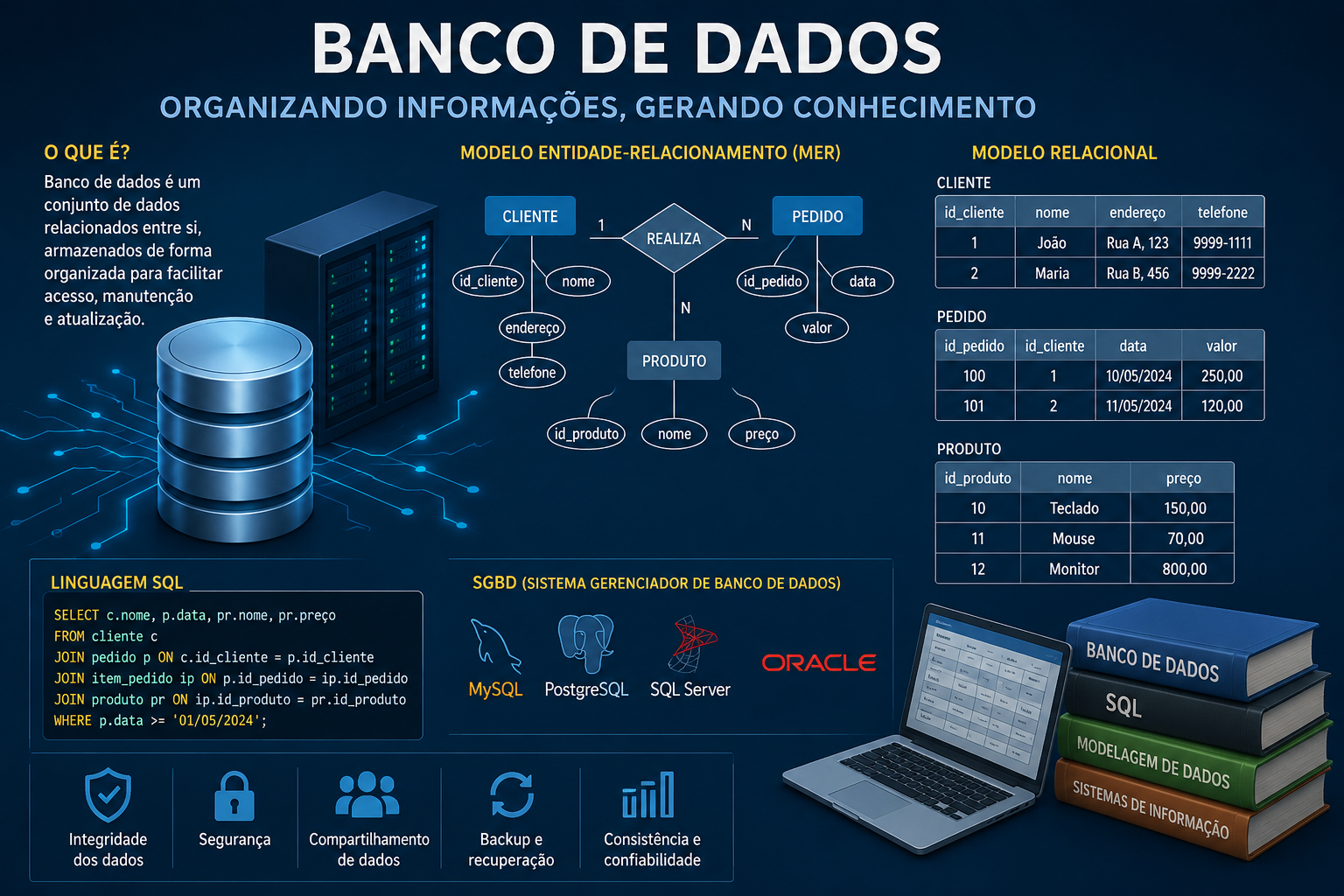 033659 - Banco de Dados - 2026/2:Tecnologia em Gestão da Tecnologia da Informação, Tecnologia, 3º Período, Matriz 249, Turno Noturno (2026)