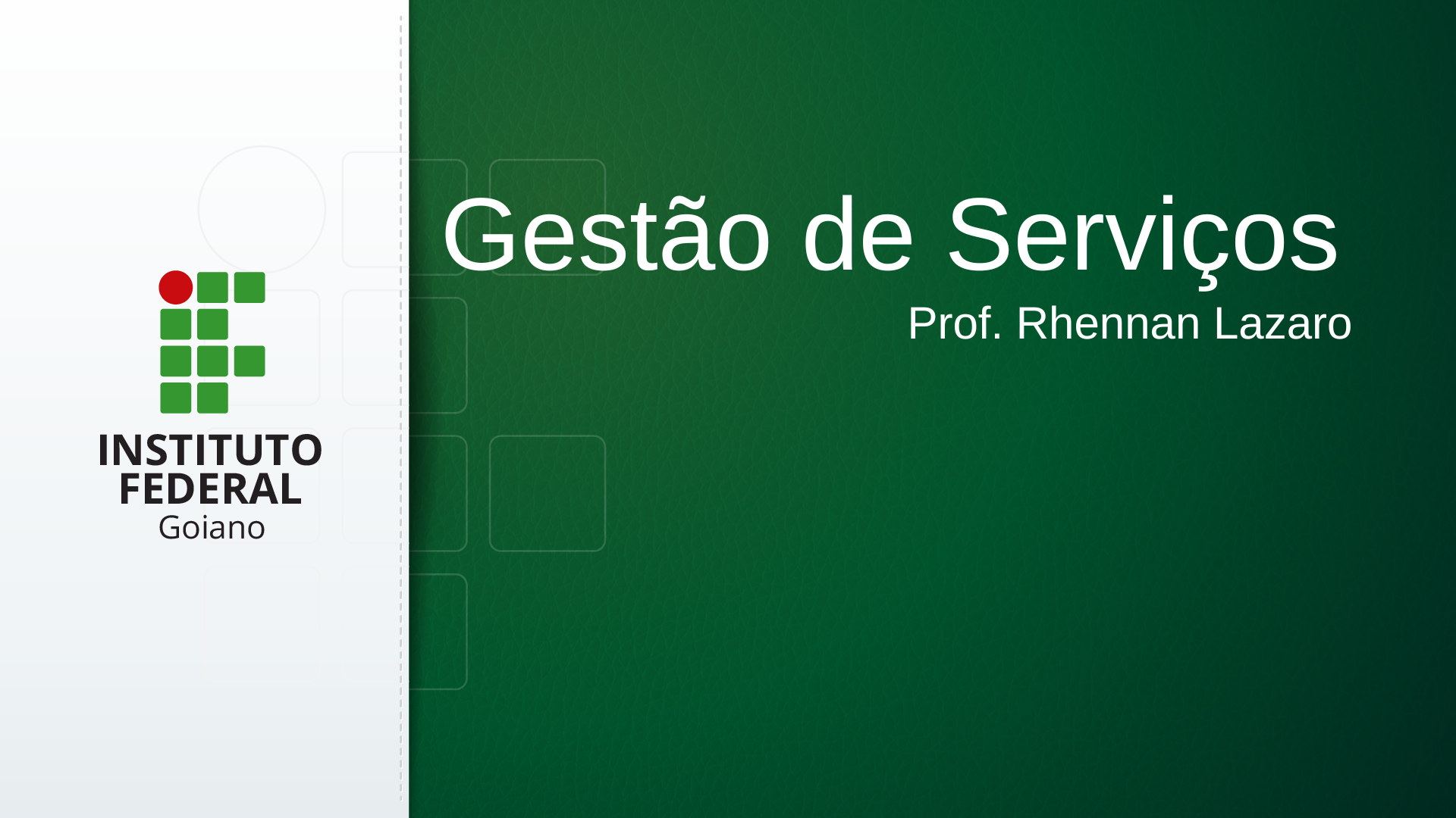 031368 - Gestão de Serviço - 2026/1:Pós-Graduação Lato Sensu MBA em Gestão Estratégica de Negócios, Especialização, 1º Período, Matriz 46, Turno Integral (2026)