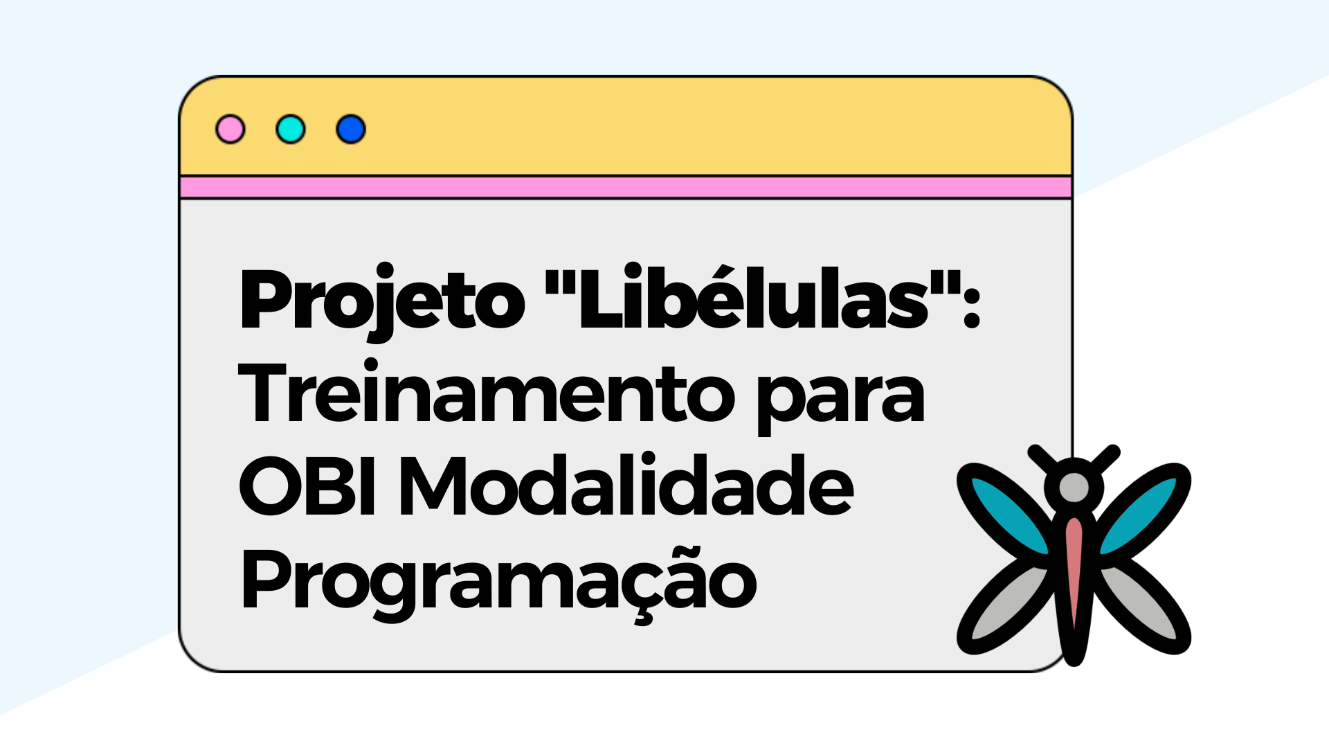 Libélulas: Treinamento para OBI 2025 - Modalidade Programação