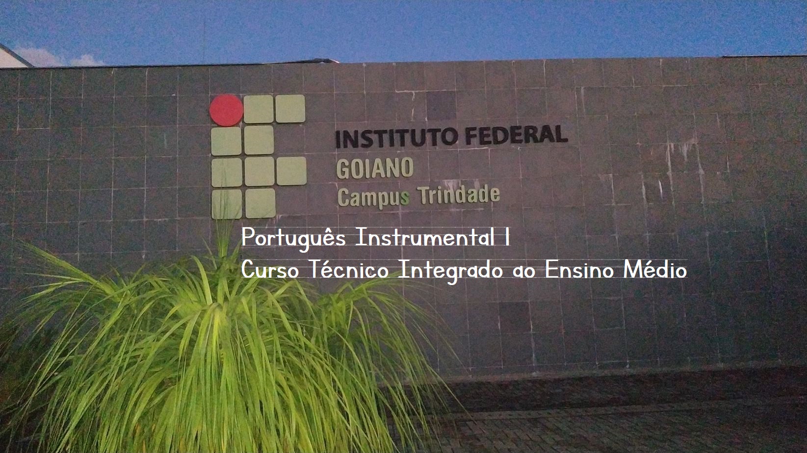 Trindade - Técnico Integrado - Informática para Internet - 20221.08INI10I.1 - 2022/1 ( 1º período ) - 176267 - Portugues Instrumental 1