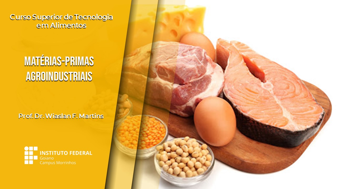 Tecnologia em Alimentos - Morrinhos - 20221.04ALI21M.1N - 2022/1 ( 1º período ) - 178417 - Matérias-primas Agroindustriais