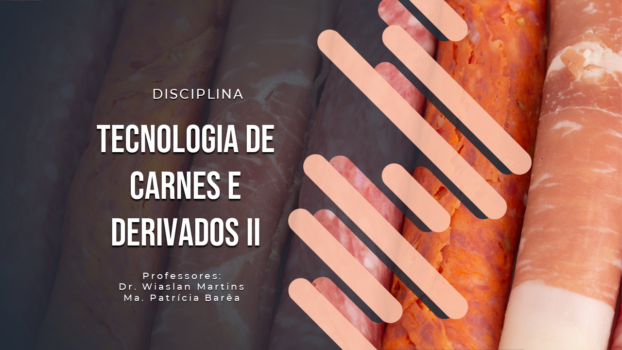 008756 - [MO.2TAL6] Tecnologia de Carnes e Derivados II - 2023/2:Curso Superior de Tecnologia em Alimentos, Tecnologia, 6º Período, Turno Noturno (2023)